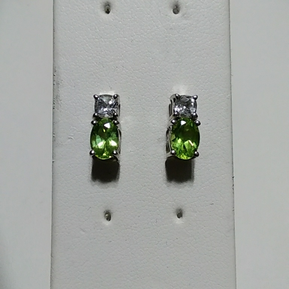 Peridot and Topaz Earrings Certificate of Authenticity